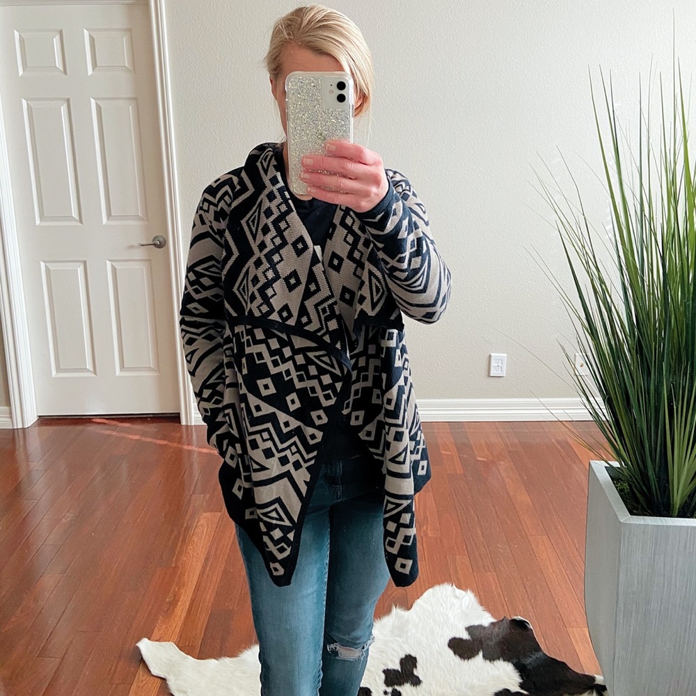 Thml Open Front Slouchy Cardigan Cx - image 1